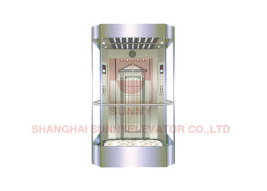 Aufzug der Beobachtungs-2000kg mit quadratische Form-voller Glaskabine