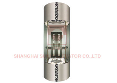 Transparenter Glasbeobachtungs-Aufzug des Halbrund-Besichtigungs-Aufzug-1000kg