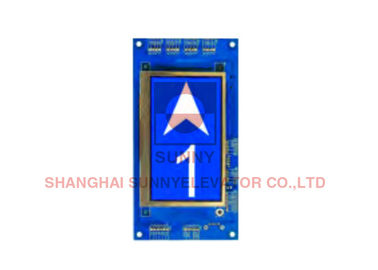 Blaue Farbe-LCD-Anzeigen-Aufzugs-Komponenten mit Punktematrix-PU nehmen Art ab