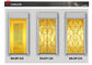 Konkave goldene Aufzugs-Kabinen-Dekorations-Edelstahl-Türschilder