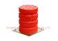 Rote Aufzugs-Sicherheits-Bestandteile PU-Puffergröße 14 - 16 Millimeter