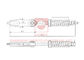 Seil-Zubehör-/Aufzugs-Keil-Sockel-flexibler Drahtseil-Befestiger des Aufzugs-M14