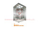 Edelstahl-Hauptpassagier-Aufzugs-Kabine mit Spiegel-Radierungs-Entwurf