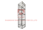 Aluminiumlegierungs-Wellen-Aufzugs-Kabinen-Dekorations-Stahlkonstruktions-Brunnen-Rahmen