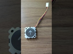 Aufzugsteile Aufzug Schließen Tür Taste / Runde Braille Aufzug Taste DC 12-36V