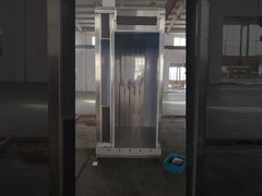 View PVC Floor Elevator Cabin Decoration Titanium Gold Hairline Stainless Steel Demo