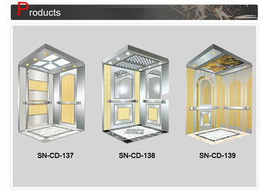 Klassischer Aufzugs-Kabinen-Dekorations-Edelstahl-Rahmen mit Haarstrichseitenkonsole