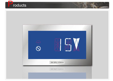 16 / 24 gebissene 7 Zoll-horizontale Aufzug LCD-Anzeige mit kundengebundenem Logo