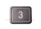 Dunkle Beleuchtungs-Noten-Richtung Grey Elevator Push Buttons LED 3.000.000mal
