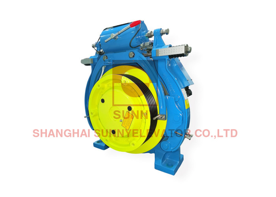 Getriebefreie Traktionsmaschine für 400 mm Schaufel 32 Pole Block Bremse DC110V Bremsspannung 6300kg-1600kg Kapazität