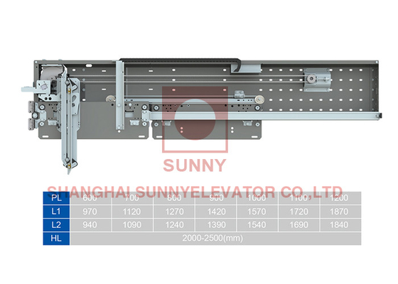 600~1200mm HL 2 Panel Seitenöffnung Pm Synchrone Türbetreiber
