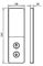 Wand-Montage-Edelstahl-Punktematrix LCD-Aufzugs-Tür-Teile/Aufzug Schmierölniederdruck