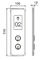 Elektrischer Teil-Aufzugs-Spindel-Schmierölniederdruck/Spiegel-Aufzugs-Knopf-Platte