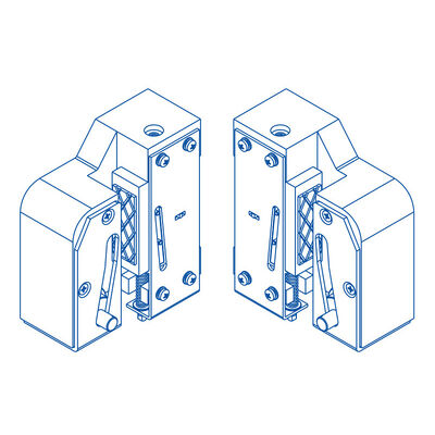 Fahrstuhlsicherheitsvorrichtungen Schienenbreite 9/10/14/15.88/16 mm Fahrstuhl fortschrittliche Sicherheitsvorrichtung