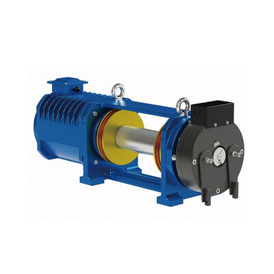 220/380V Permanentmagnet-Synchron-Getriebelose Traktionsmaschine für Villa-Personenaufzüge mit 320~450KG Last