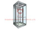 Landhaus-Aufzugs-Innenarchitektur PVC-Boden mit Edelstahl/Leuchtröhre