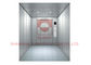 Überprüfte Stahlplatten-Boden-Fracht-Aufzugskabine-Dekoration mit großem Raum