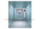 Überprüfte Stahlplatten-Boden-Fracht-Aufzugskabine-Dekoration mit großem Raum