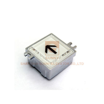 Zinn-Legierungsrahmen und Acrylplatte Quadrat Lift-Schaltfläche / Lift-Touch-Knopf