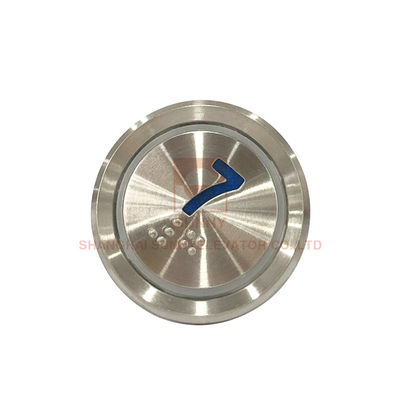 12-24 V LED-Aufzugsknopf mit Edelstahlrahmen und Φ45x20 mm Größe für Aufzugspanele